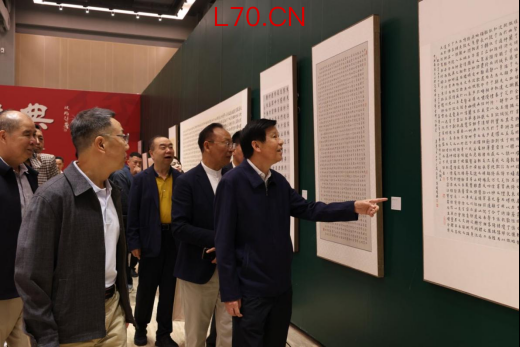 敬畏经典——罗殿龙临创楷书作品展 在中国国家画院美术馆开幕