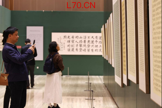 敬畏经典——罗殿龙临创楷书作品展 在中国国家画院美术馆开幕