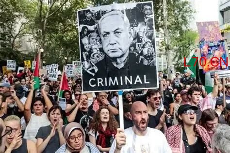 Thousands demonstrate against Netanyahu at UN General Assembly