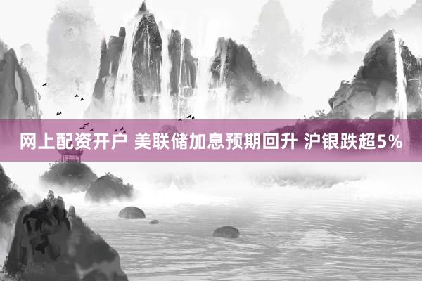 网上配资开户 美联储加息预期回升 沪银跌超5%